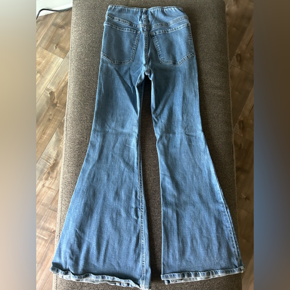 Forever 21 Light Blue Flare Jeans